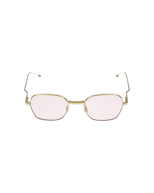 Thom Browne Multicolor Titanium Rectangular Sonnenbrillen