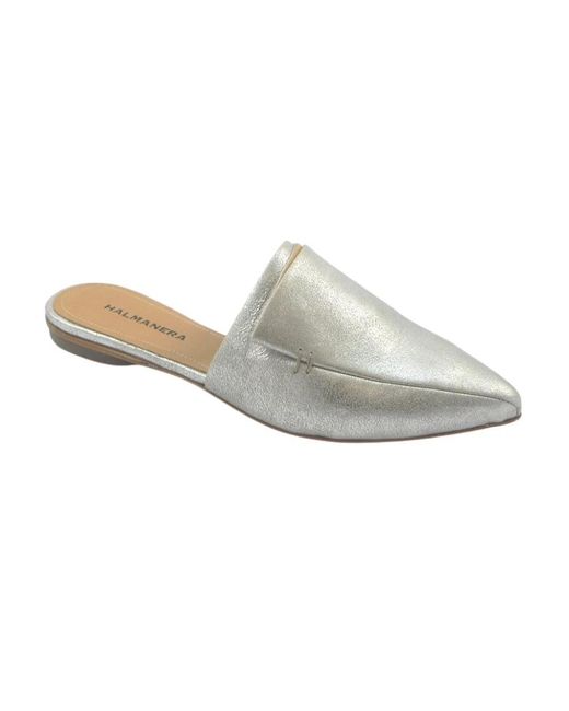 Halmanera Schoenen ,Grijs ,Leer Argentijnse Lamsleren Schoenen in het Gray