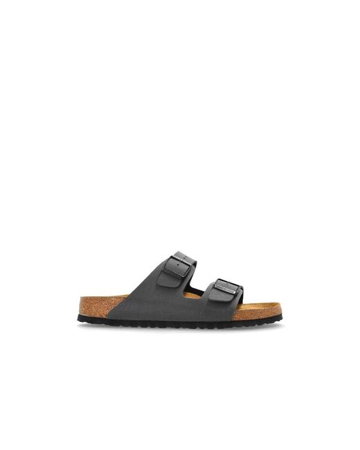 Birkenstock Black Sliders for men