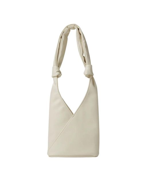 MM6 by Maison Martin Margiela White Shoulder Bags