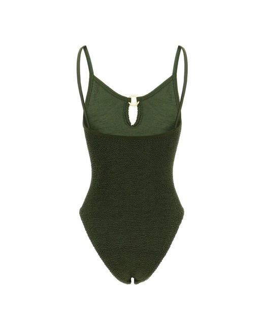 Hunza G Green Swimsuits