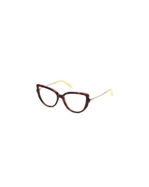 Emilio Pucci Brown Glasses