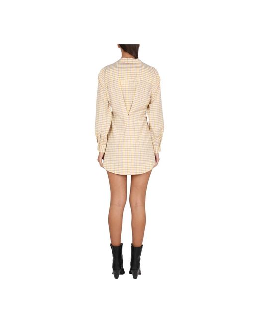 Isabel Marant Natural Shirt Dresses