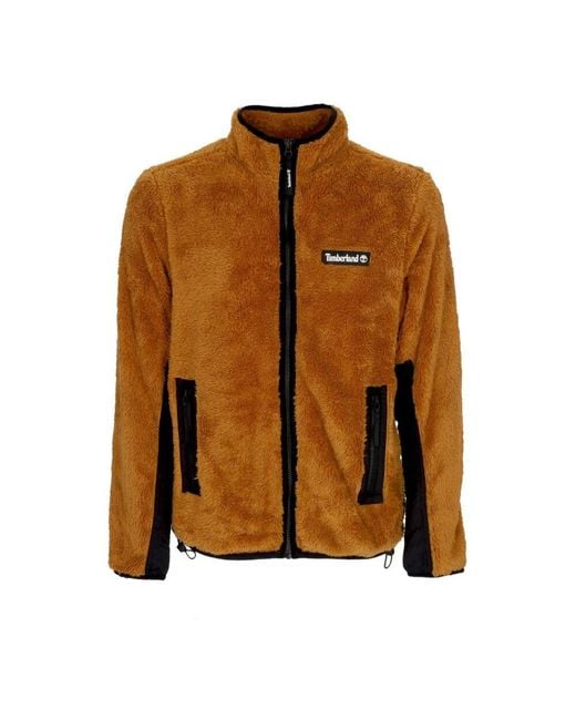 Timberland Brown Zip-Throughs for men