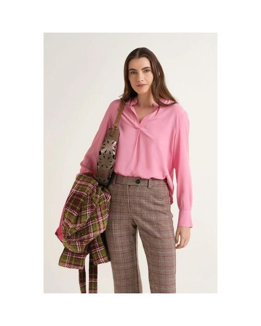 Blouses Maliparmi en coloris Pink