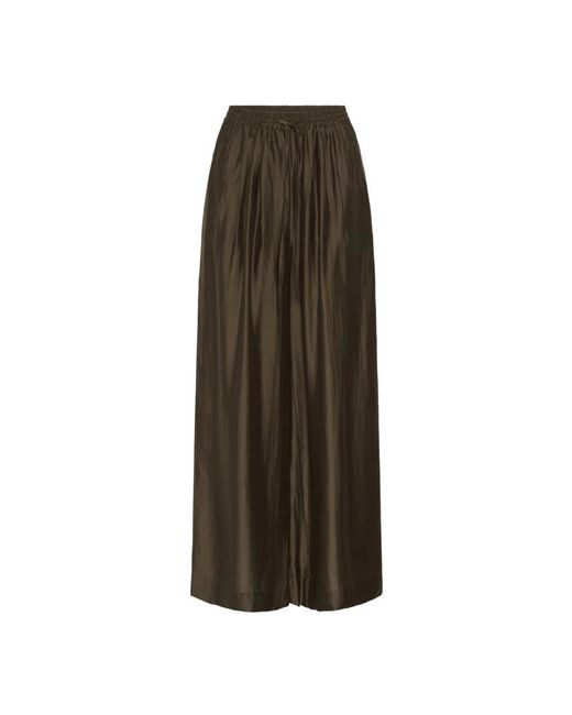 Gestuz Broeken ,Groen ,Wijde Broek in het Brown