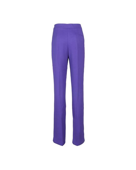 ANDAMANE Purple Straight Trousers