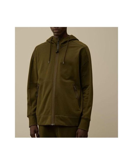 Zip-Throughs C P Company de hombre de color Green