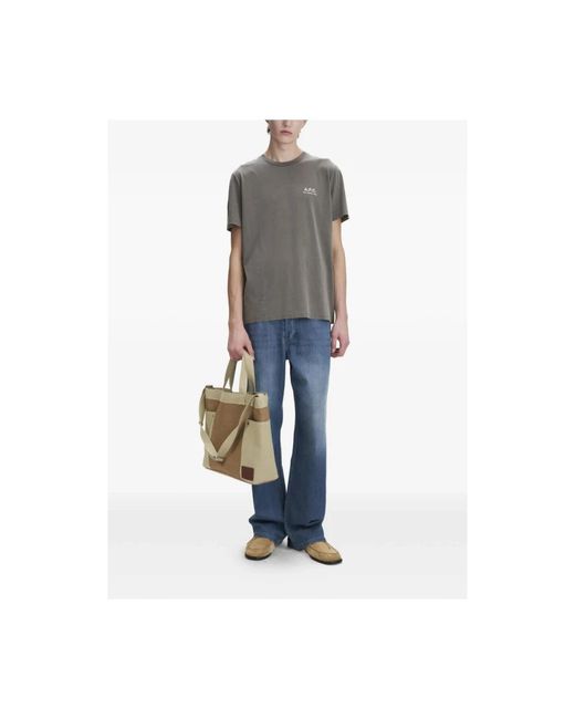 A.P.C. Gray T-Shirts for men