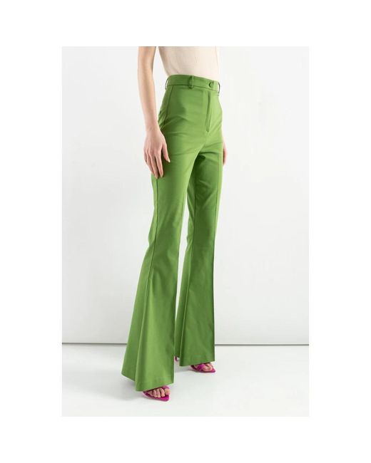 HEBE STUDIO Green Suit Trousers
