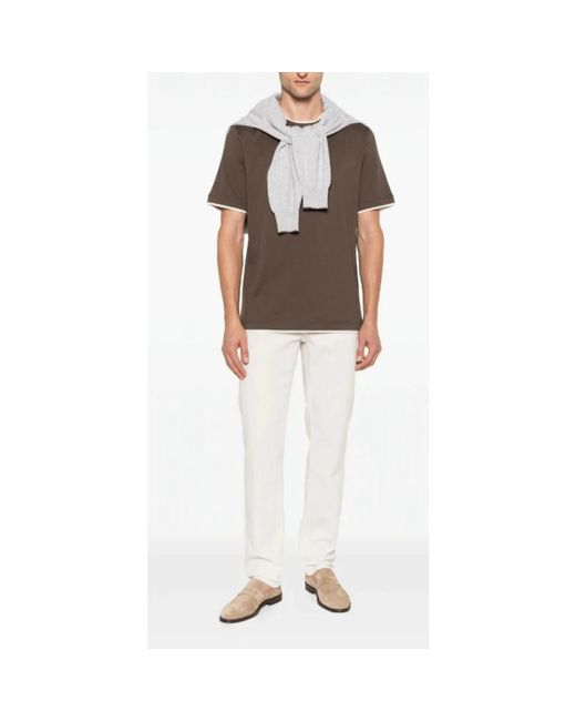 Straight Jeans Brunello Cucinelli pour homme en coloris White