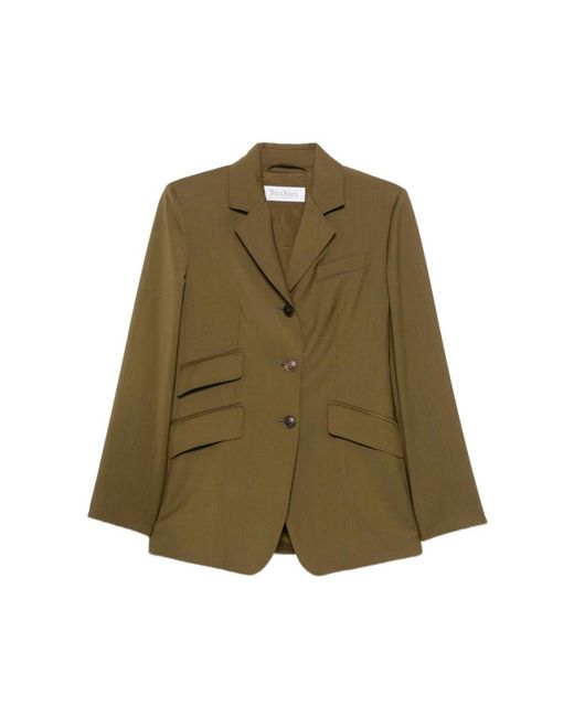 Max Mara Mxmpatio Jas in het Green