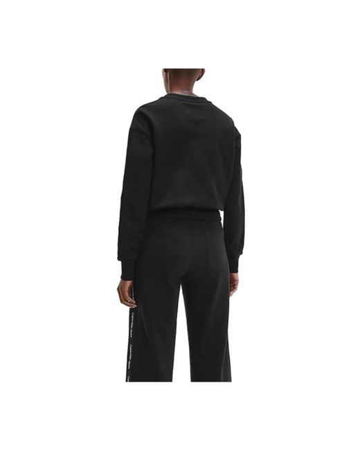 Calvin Klein Black Long Sleeve Tops