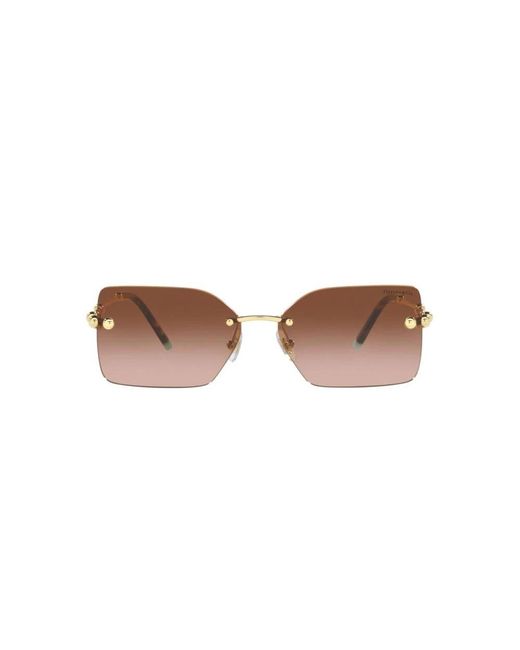 Tiffany & Co Brown Stylische sonnenbrille für frauen