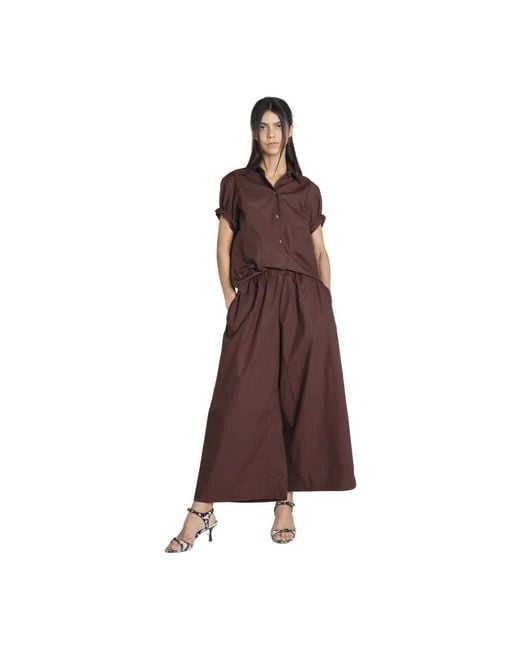 Sofie D'Hoore Brown Wide Trousers