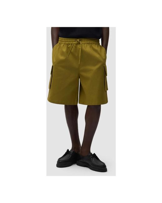 Arte' Green Long Shorts for men