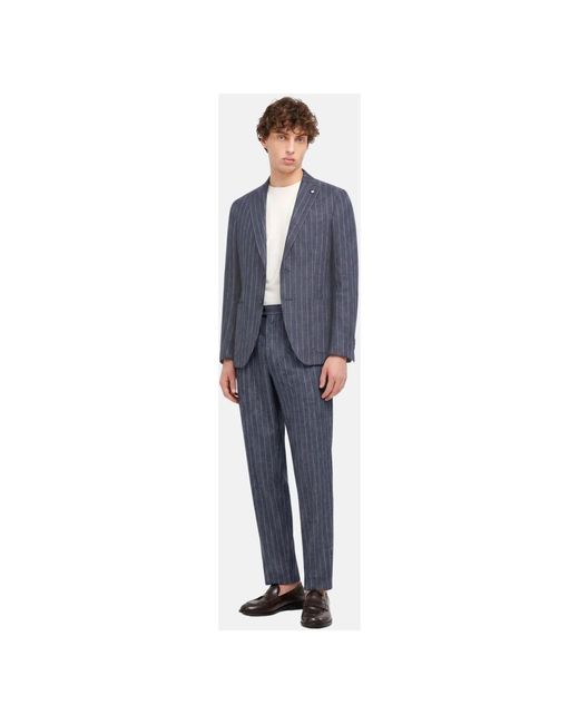 Manuel Ritz Blue Blazers for men