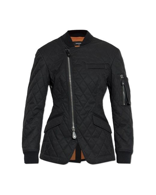 DSquared² Gewatteerde Jas Met Logo in het Black