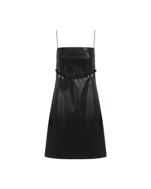 Givenchy Voyou Leren Mini Jurk in het Black
