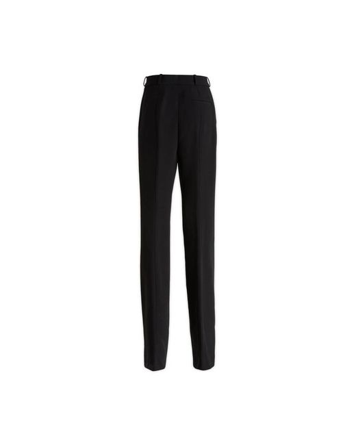 Del Core Black Straight Trousers