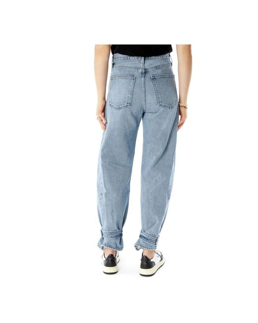 Agolde Blue Loose-Fit Jeans