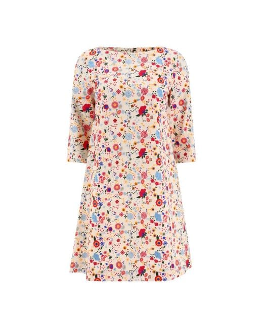 Ines De La Fressange Paris Pink Short Dresses