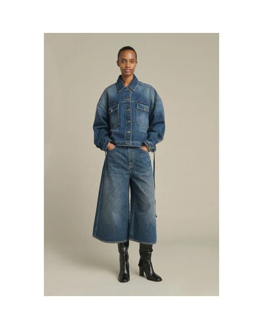 Soeur Lys Denim Jacket in het Blue