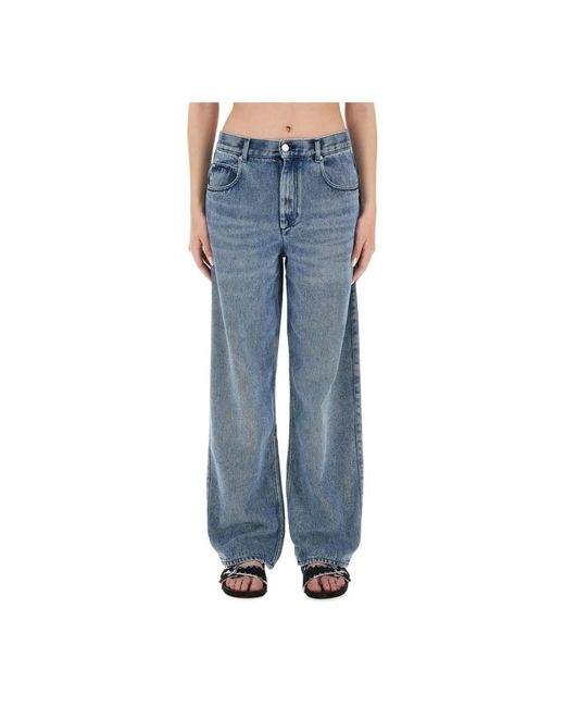Isabel Marant Blue Loose Fit Jeans