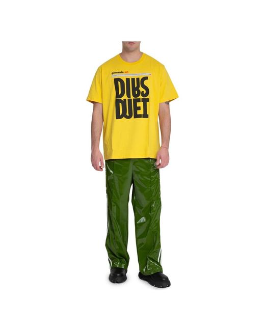 Doublet T-Shirts in het Yellow voor heren
