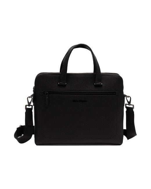 Ferragamo Black Laptop Bags & Cases for men