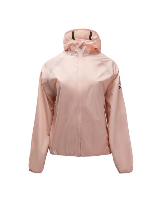 J.O.T.T Jassen ,Roze ,Lichtgewicht Jas Met Capuchon in het Pink