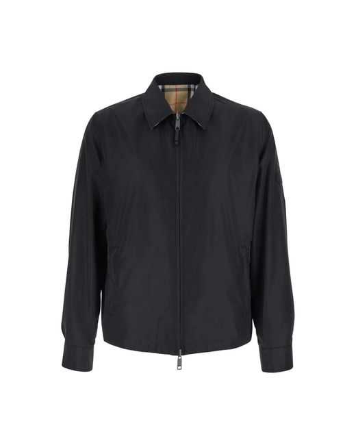Burberry Black Bomber Jackets for men