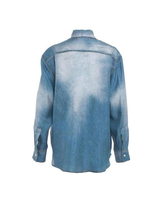 Blouses & shirts > denim shirts Jucca en coloris Blue