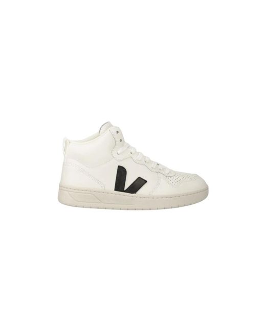 Veja V-15 Leder in White für Herren
