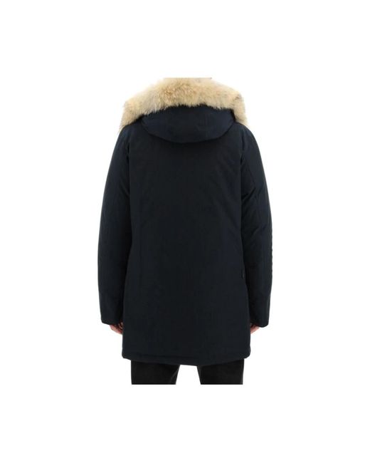 Woolrich Arctic Parka with Removable Fur in Black für Herren