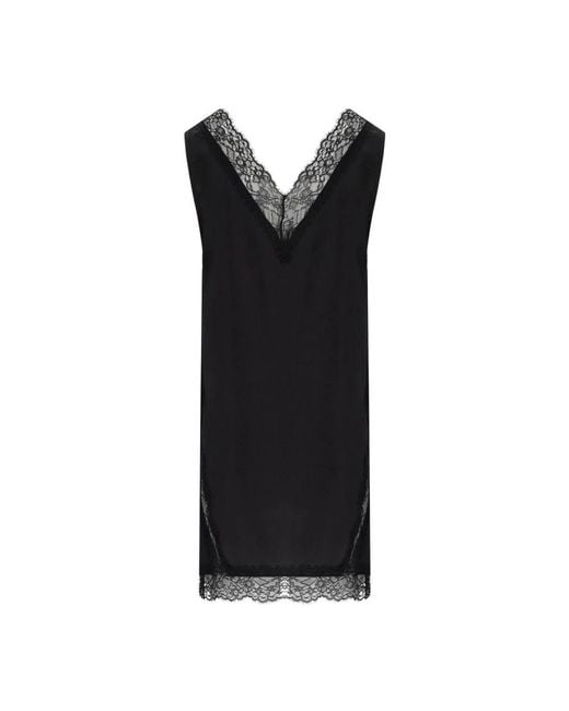 Marella Black Sleeveless Tops