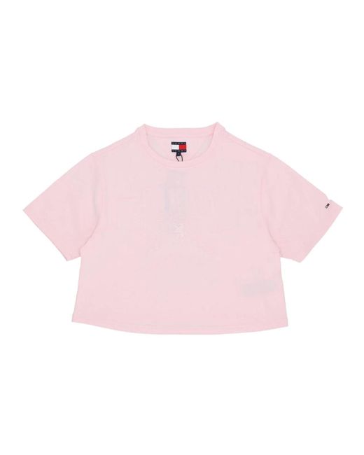 T-Shirts di Tommy Hilfiger in Pink