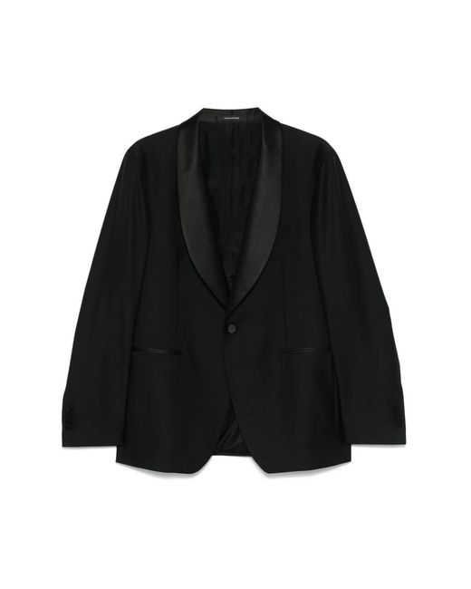 Tagliatore Jassen ,Zwart ,Wol Blazer in het Black voor heren
