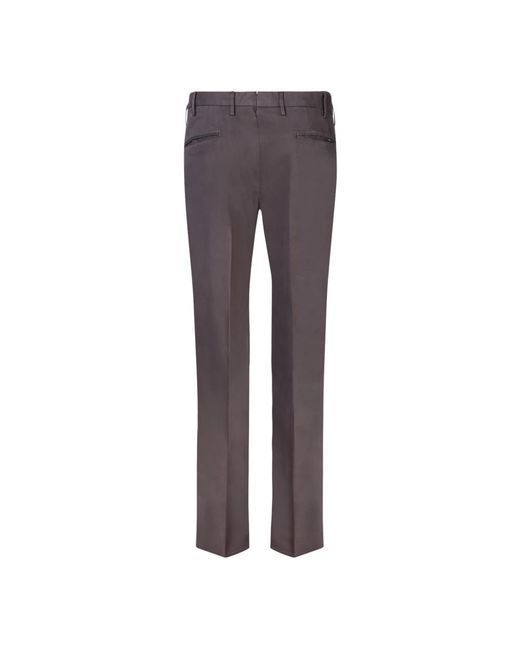 Dell'Oglio Gray Slim-Fit Trousers for men