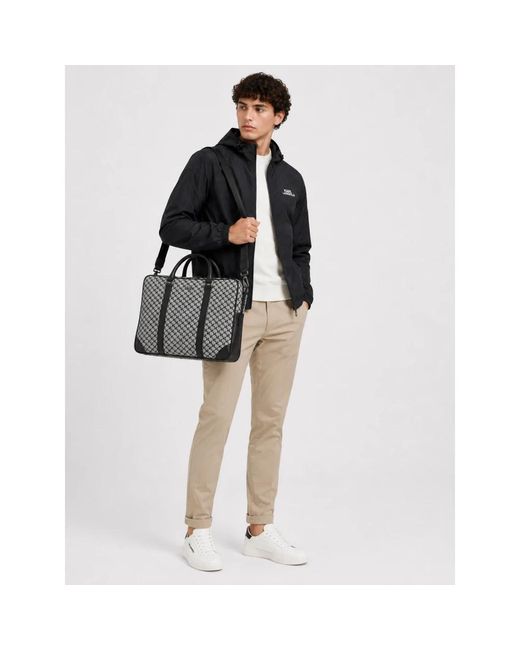 Karl Lagerfeld Black Laptop Bags & Cases for men