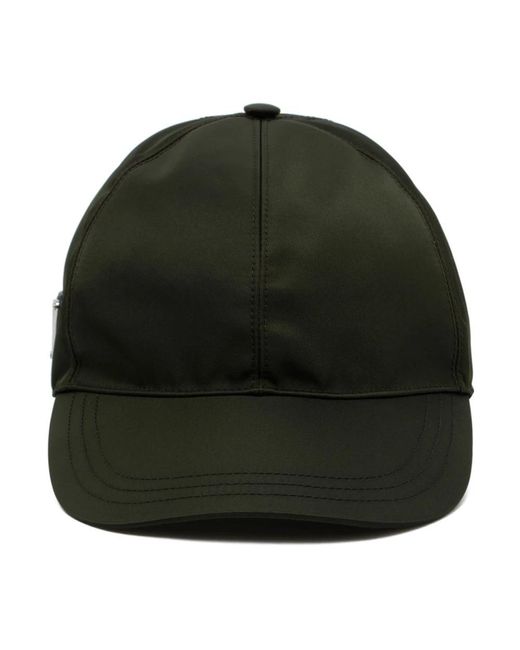 Prada Green Caps for men