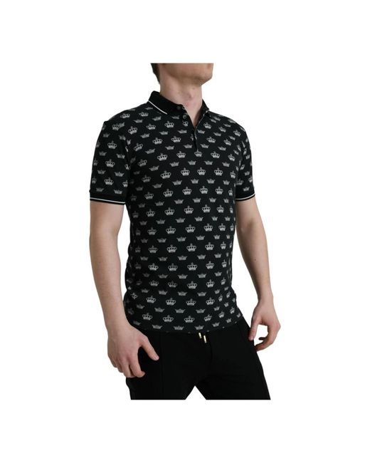 Dolce & Gabbana Polo shirts in Black für Herren