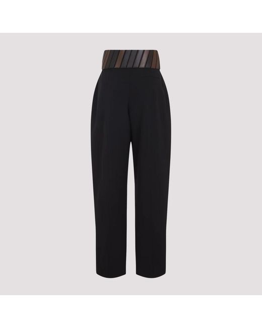 Alaïa Black Tapered Trousers