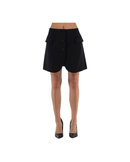 Lanvin Black Short Shorts