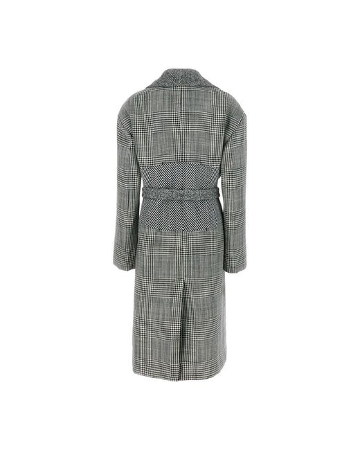 Tom Ford Wollen Patchwork Jas in het Gray