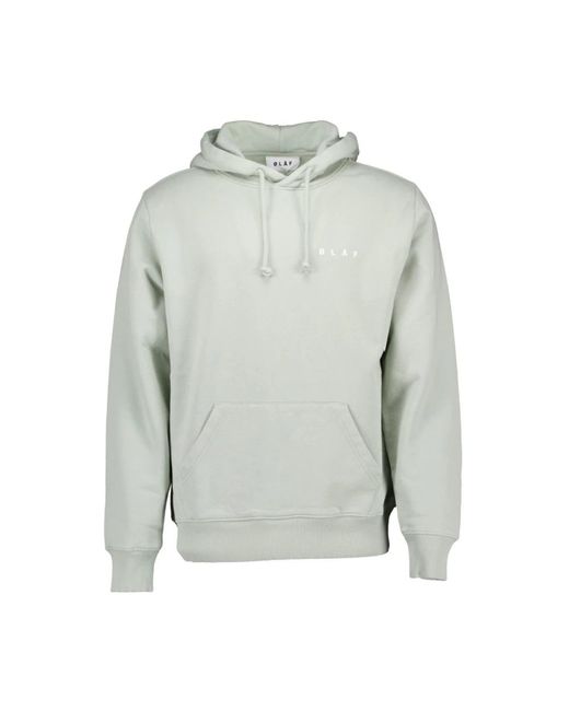 Olaf Hussein Gray Hoodies for men
