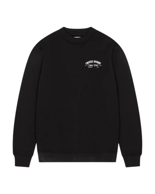 Croyez Hoodies & Sweatvesten ,Zwart ,Artist Club Sweatshirt in het Black voor heren