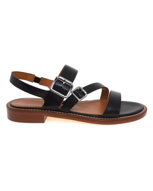 Guglielmo Rotta Blue Flat Sandals