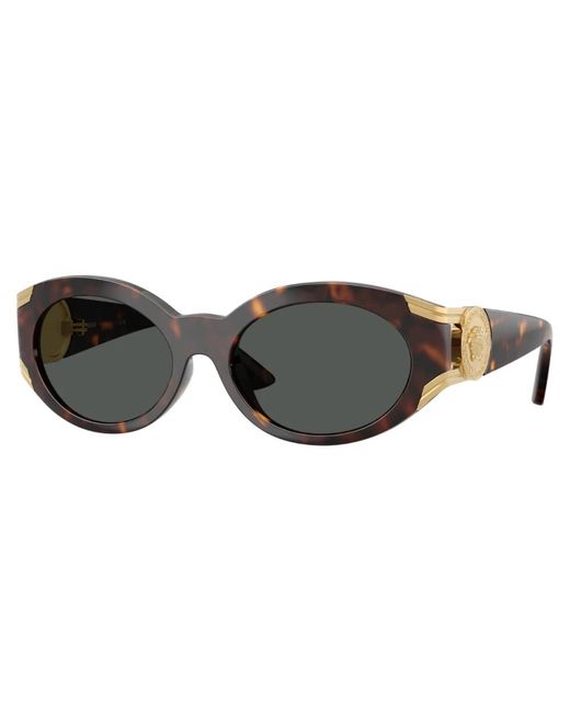 Sunglasses Versace de color Black