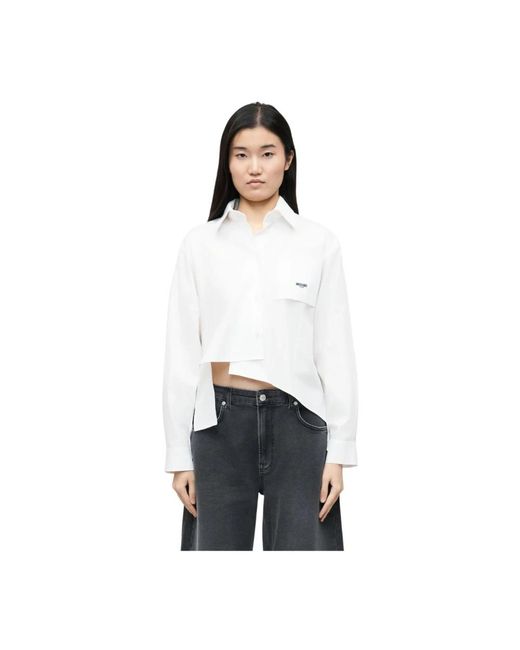 Moschino Asymmetrische Blouse in het White